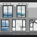 ZEKIN Showroom Displaying Modern Door And Window Products With Cabinets And Tables