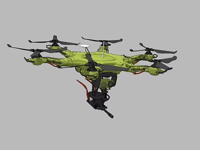 Industrial LOFT drone folding drone 3d model Industrial LOFT drone folding drone 3d model