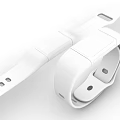 Smart Bracelet with Health Monitoring Display and Black Wristband Design