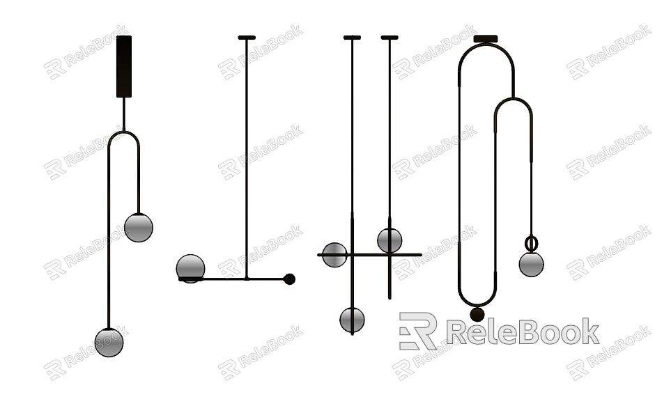 Modern chandelier spherical chandelier model