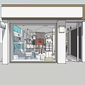 Modern Furniture Specialty Store with Window Display Interior Lighting and Decor