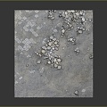 Modern pavement destroyed ground stone pavement stone pavement 3d model