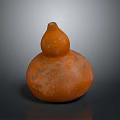 Decorative Orange Gourd Shaped Home Furniture Accent Decor For Living Room