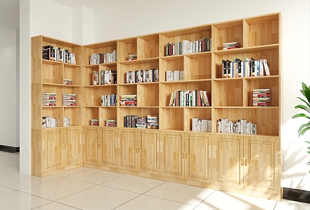 Bookcase renderings 3d model