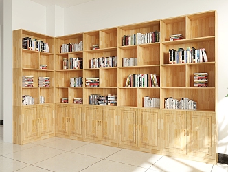 Bookcase renderings 3d model