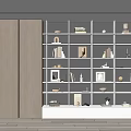 Bookcase Office Bookshelf 3d model