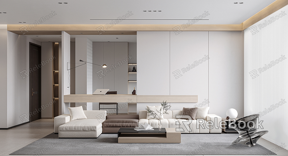 modern living room model