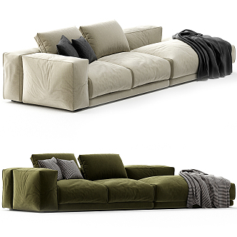 Modern Multiplayer Sofa Lounge 3d model