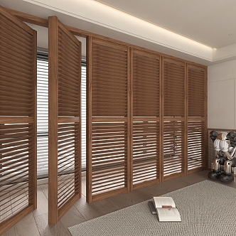 Screen partition 3d model