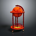 Globe Antique Globe Old Globe Retro Globe Game Item Game Props Game Equipment 3d model