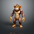 Monkey Monkey Cartoon Monkey Anime Monkey Stylized Monkey Fantasy Style Monkey Toy 3d model