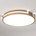 Modern Simple Ceiling Lights With Square Round Shapes And Wooden Gold Frames 3d model