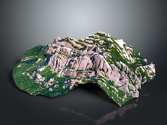 Geography, topography, mountain shape, ridge, ridge, valley, mountain range, canyon, geomorphology, mountain peak, mountain body 3d model