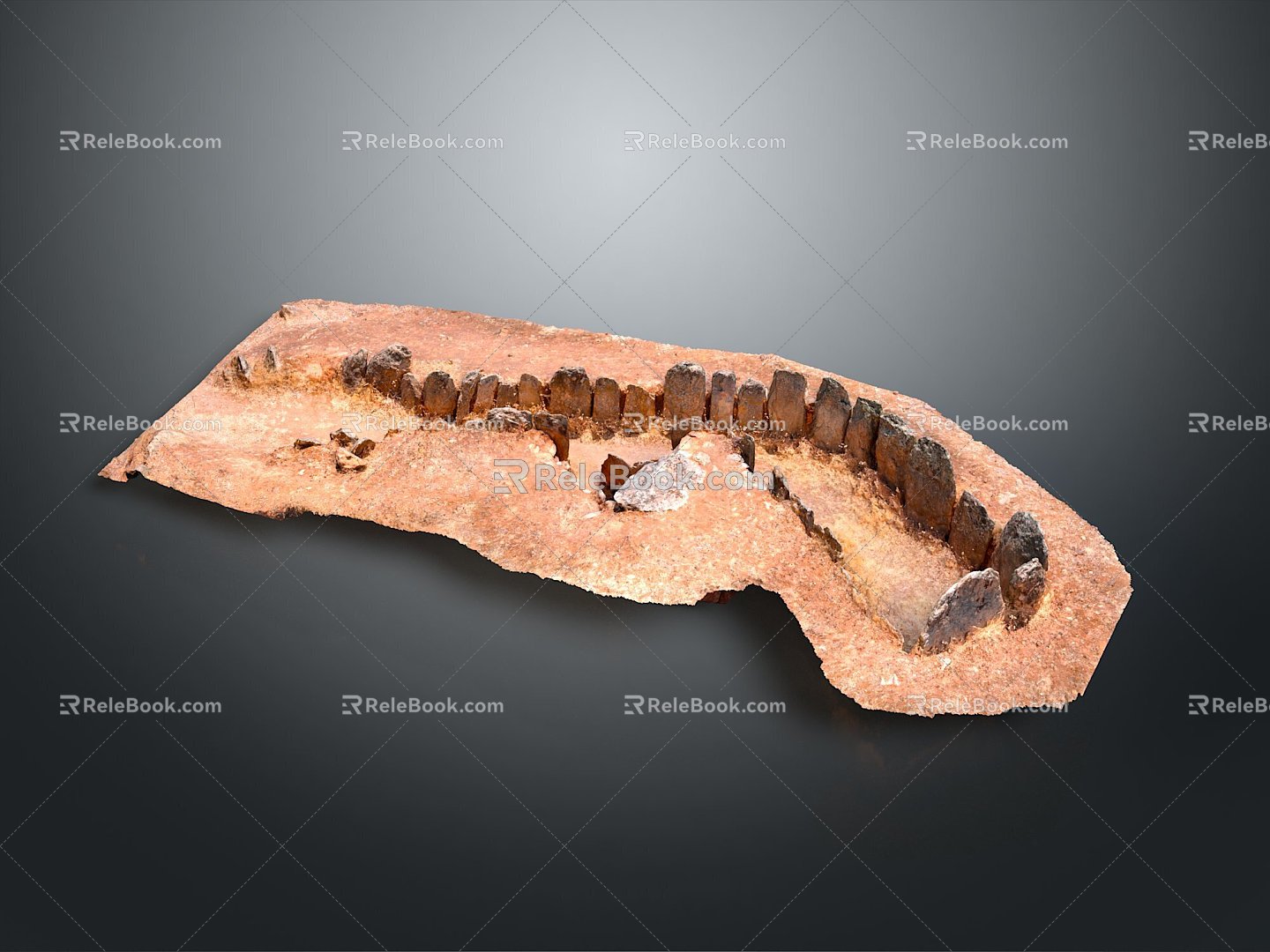 Stone Rock Stone Stone Appreciation Stone Strange Stone Ore Realistic 3d model