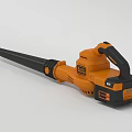 Industrial Electric Handheld Blower with Orange and Black Design for Efficient Cleaning Tasks 3d model