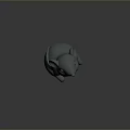 Game and Movie Character Cute Gray Mouse with Wings in Standing Pose 3D Animated Design