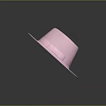 Stylish Pink Felt Hat with Bow Accent and Wide Brim Design Look