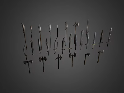 Modern Weapons Ancient Weapons 3d model