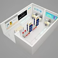 HUAWEI Specialty Store With Mobile Phones Display Tables And China Mobile 5G Signage