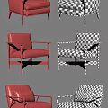 Stylish Modern Armchairs with Metal Frames and Comfortable Upholstery in Various Colors and Classic Designs