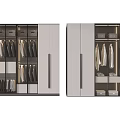 Modern Wardrobe Design With Multiple Compartments Hanging Rods And Drawers For Organized Storage