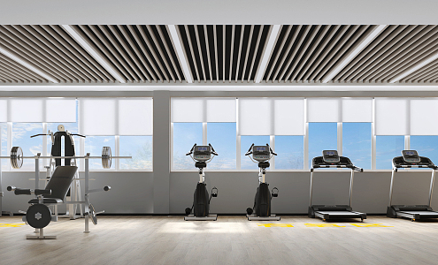 Modern Gym 3d model