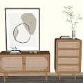 Nordic Entrance Cabinet SU Model 3d model