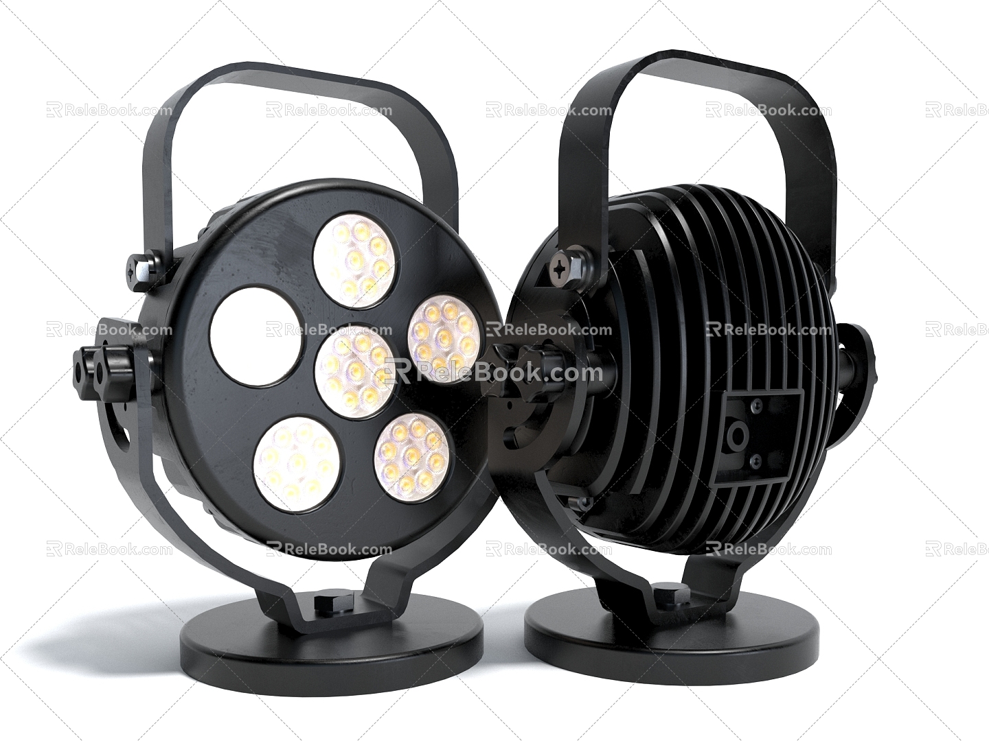 Style lamps outdoor lights stage lights laser lights downlight 3d model