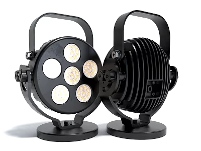Style lamps outdoor lights stage lights laser lights downlight 3d model