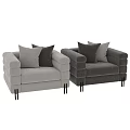Black Velvet Accent Chair With Thick Armrests Gold Metal Legs And Cushions