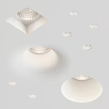 Recessed Ceiling Downlights and Spotlights with Modern Sleek Design for Home Lighting 3d model