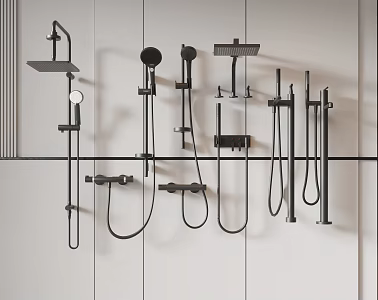 Modern Shower Head 3d model