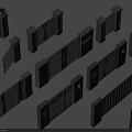 Various Modern Entrance Gates Featuring Stone Pillars And Metal Frame Designs