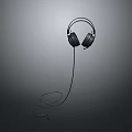 Wired Over Ear Computer Headphones Featuring High Quality Sound And Comfortable Design 3d model