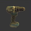 Blue And Black Cordless Handheld Drill With Rechargeable Battery Professional Power Tool