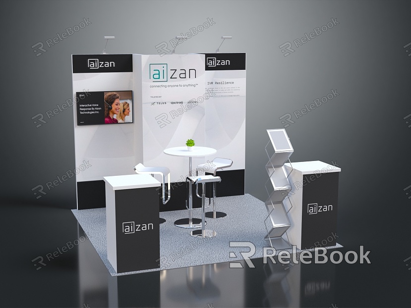 Modern Exhibition Products Counter Product Cabinet model