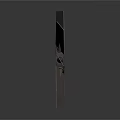 Black Metal Multi Blade Fan Component With Central Circular Hole