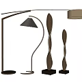 Modern Floor Lamps With Arched Design Various Bases And Decorative Shades