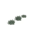 Natural Style Decorative Ornament Set With Silver Gray Leaves And Yellow Small Flowers