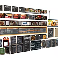 Modern Menu Menu Bar 3d model