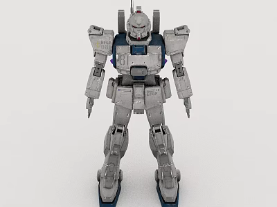 Game And Movie Sci Fi Mecha Robot Character With Mechanical Armor Design 3d model