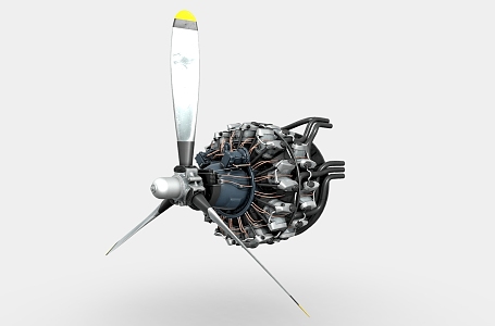 aircraft engine aircraft engine propeller aircraft engine 3d model