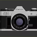 Canon AE-1 Program Vintage Camera With FD 50mm Lens And Electronic Controls