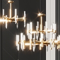 Modern chandelier 3d model