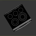 Sleek Stainless Steel Electric Oven With Digital Control Panel And Door Handle