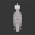 Stainless Steel Industrial Mechanical Valve With Flange Bolted Structure And Actuator Unit