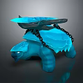 Turtle Cartoon Turtle Snapping Turtle Chickbill Turtle Reptile Cold Blooded Animal Reptile Class 3d model