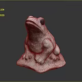 Frog Poison Frog Game Frog Reptile Cold Blooded Animal Reptile 3d model