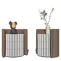 Modern bedside table 3d model