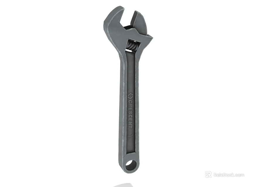 Sturdy Hardware Tools Adjustable Wrench For Professional And Home Repair 3d model